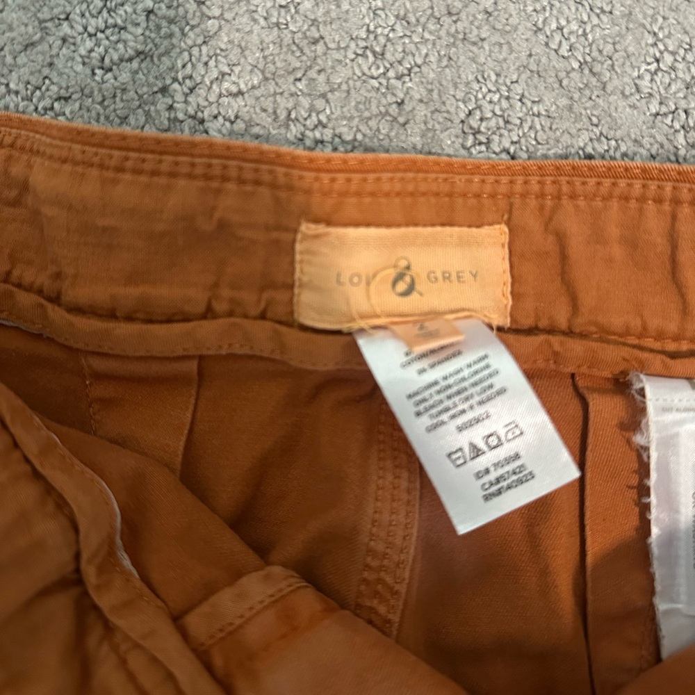 Lou & Grey Utility Orange Pants/Capris